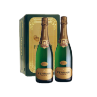 TRENTO DOC BRUT PERLE’ DUE BOTTIGLIE 2017 LATTA CL.75 12,5° FERRARI