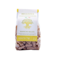 PASTA DI SEMOLATO DI GRANO DURO MANICHE RIGATE GR.500 BELLEZZA