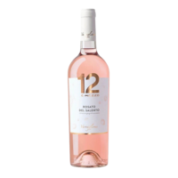 VINO ROSA. ROSATO DEL SALENTO IGP 12 E MEZZO 2023 CL.75 12,5° VARVAGLIONE