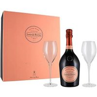 CHAMPAGNE CONFEZIONI LAURENT PERRIER CUVEE’ ROSE’ CL.75 12° + 2 CALICI